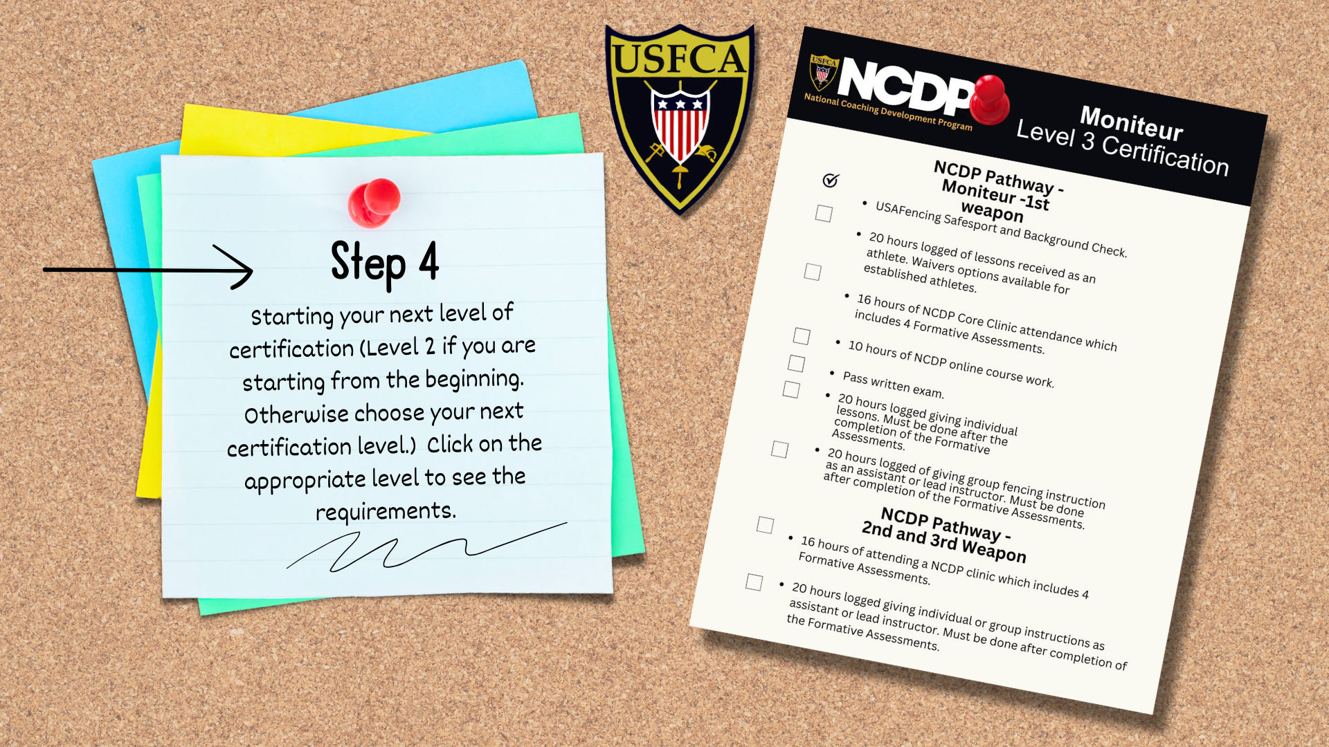 Fourth step is to start your next level of certification.